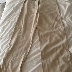 H&M women’s high waisted split hem trousers